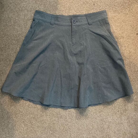 EDDIE Bauer Grey skater skort with built in‎ shorts - Picture 2 of 9